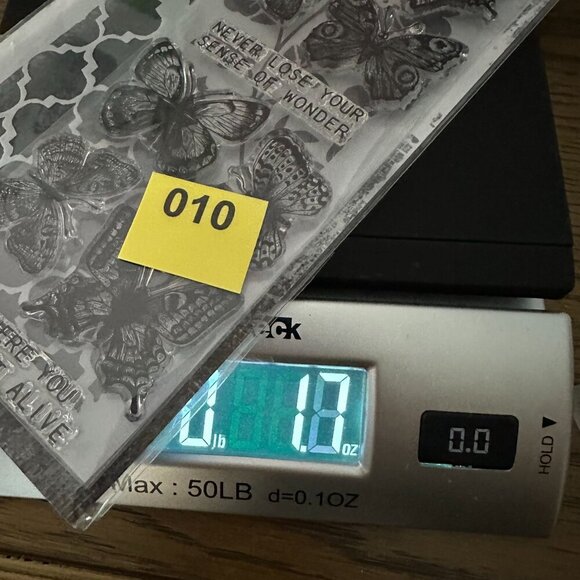 Tim Holtz THMM144 Butterfly Stamp Stencil Set New Mixed Media Craft - Picture 9 of 9